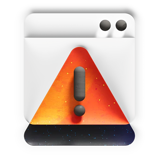 Symbol für "Schadsoftware erkannt".